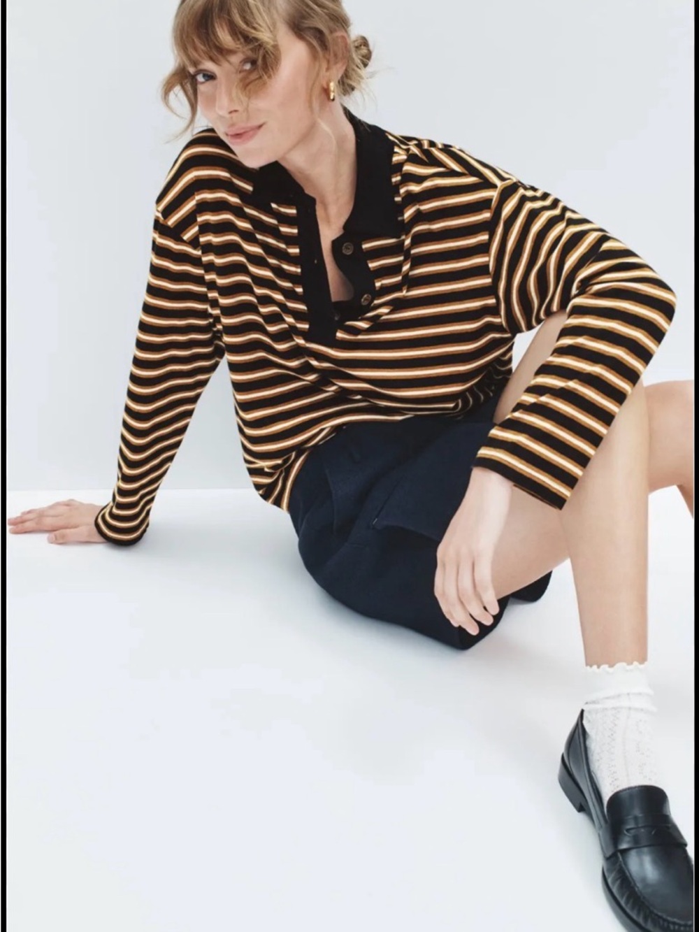XiRENA Clay Striped Top